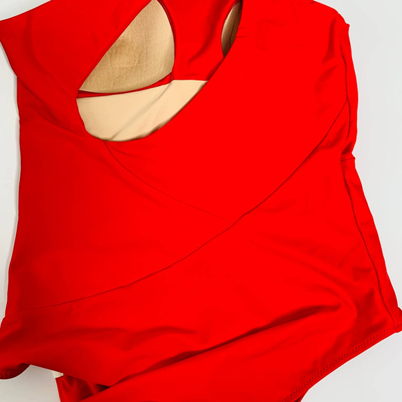 Summersalt Red One-Shoulder Swim One Piece - Picture 10 of 16
